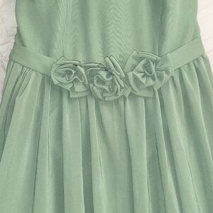 Elegant Green Kids Dress
